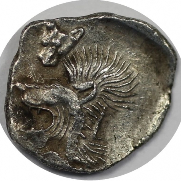 Obol 450 - 400 v. Chr revers