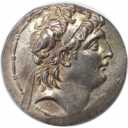 AR Tetradrachme 139/129 v. Chr avers