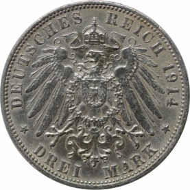 3 Mark 1914 revers
