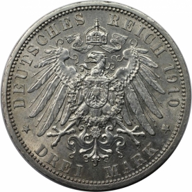 3 Mark 1910 revers