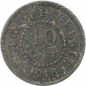 10 Centimes 1916 revers