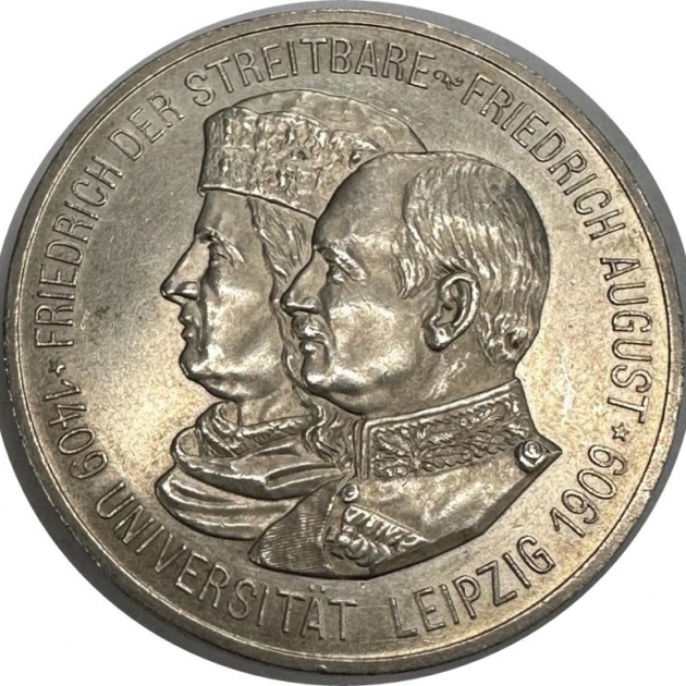 5 Mark 1909 avers