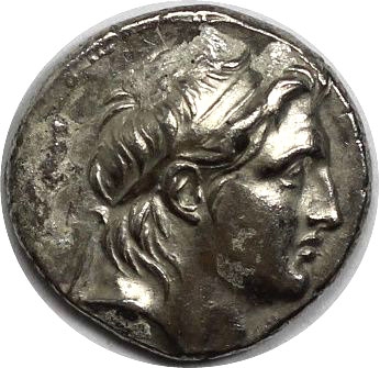 Drachme 162 - 150 v. Chr avers
